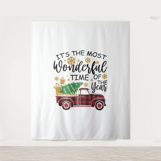 Tapete De Parede É a época mais maravilhosa do ano (Frente)