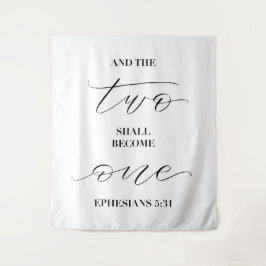 Tapete De Parede e os dois se tornarão um — casamento