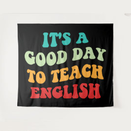 Tapete De Parede É um bom dia para ensinar inglês