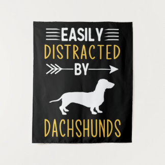 Tapete De Parede Easily Distracted By Dachshunds