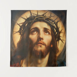 Tapete De Parede Ecce Homo Jesus Cristo com Coroa de Espinhos