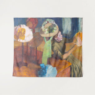 Tapete De Parede Edgar Degas - A Loja de Chapéus