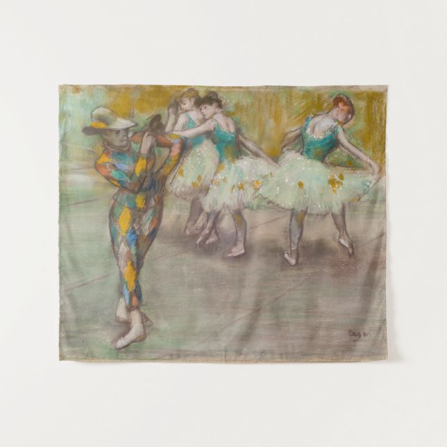 Tapete De Parede Edgar Degas - Harlequin Dance (Frente (Horizontal))