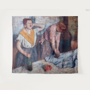 Tapete De Parede Edgar Degas - Mulheres Passando Roupa