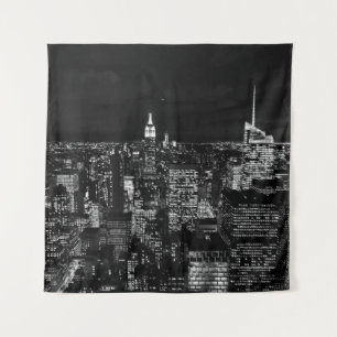 TAPETE DE PAREDE EDIFÍCIO DA CIDADE DURANTE A NOITE FOTO