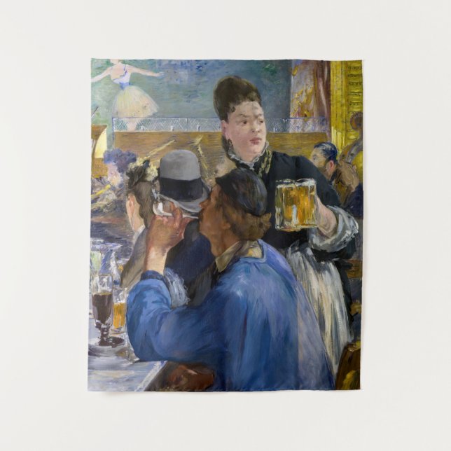 Tapete De Parede Edouard Manet - Cantinho de um Cafe-Concert (Frente)