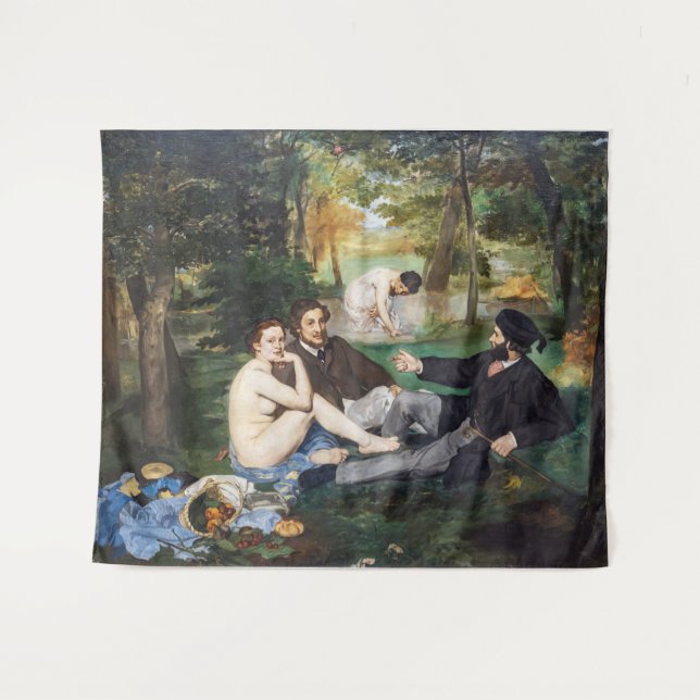 Tapete De Parede Edouard Manet - Luncheon na Grass (Frente (Horizontal))