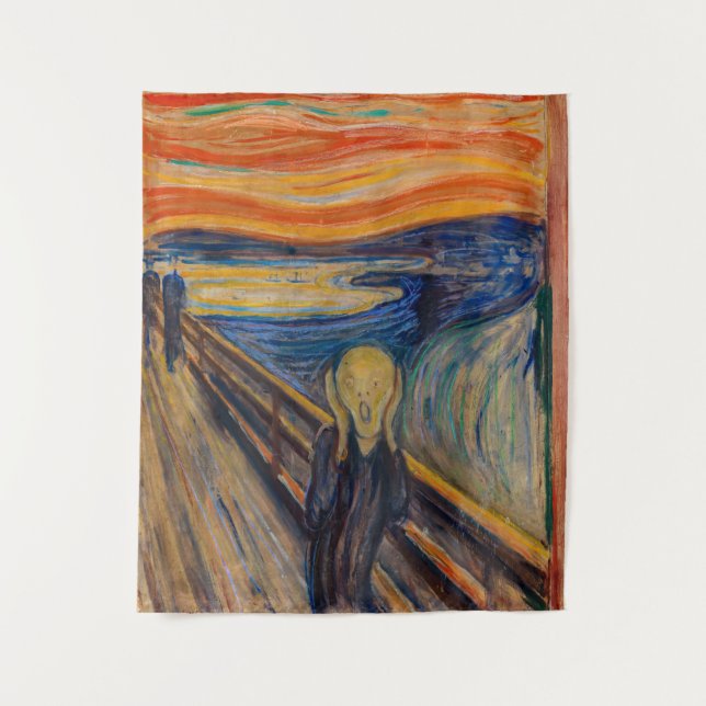 Tapete De Parede Edvard Munch - O Gritar 1893 (Frente)