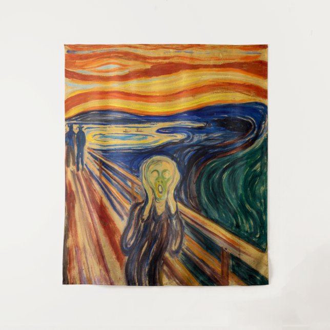 Tapete De Parede Edvard Munch - O Gritar 1910 (Frente)