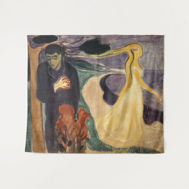 Tapete De Parede Edvard Munch - Separação (Frente (Horizontal))