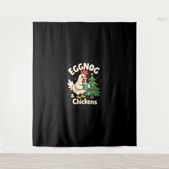 Tapete De Parede Eggnog & Chickens (Frente)