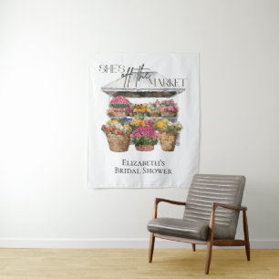Tapete De Parede Ela está fora do mercado Flor Compre Bridal