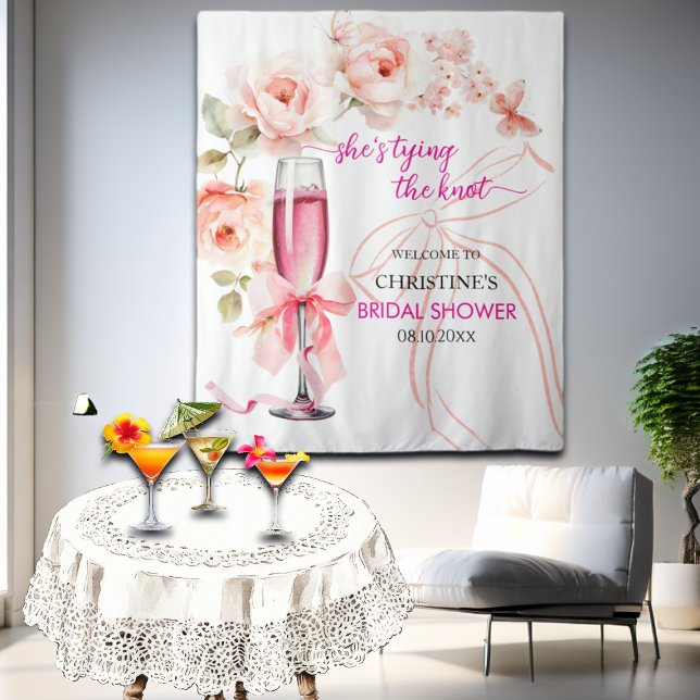 Tapete De Parede Ela está no fundo do Chá de panela de Casando (Criador carregado)