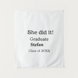 Tapete De Parede Ela fez isso graduado adicionar nome turma de 20XX