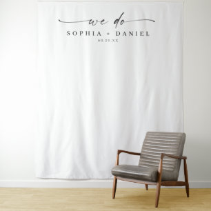 Tapete De Parede Elegância Clássica Banner de Fundo de Casamento We