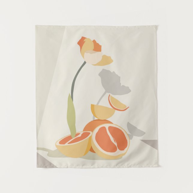 Tapete De Parede Elegância monocromática (Frente)