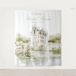 Tapete De Parede Elegant Chateau French Romance Bridal Shower