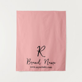 Tapete De Parede Elegant Script Business Logo Branding Display