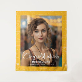 Tapete De Parede Elegant Yellow Math Congratulations Photo Graduate