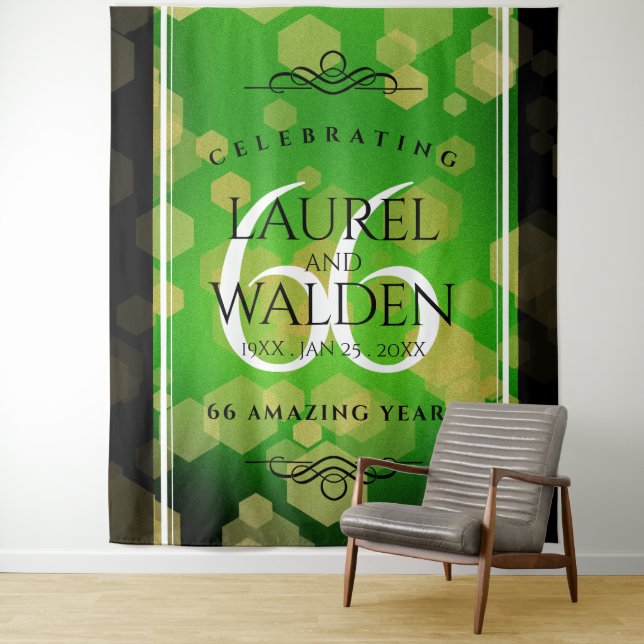 Tapete De Parede Elegante 66º Aniversário de Bodas de Titanite (In Situ)