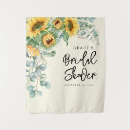 Tapete De Parede Elegante Chá de panela de girassol Eucalyptus