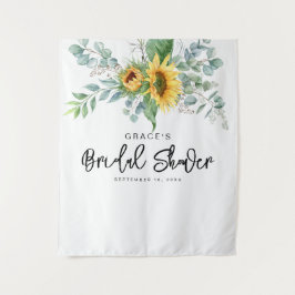 Tapete De Parede Elegante Chá de panela de girassol Eucalyptus