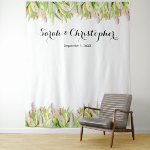 Tapete De Parede Elegante Fundo para Fotos de Casamento Tulipas
