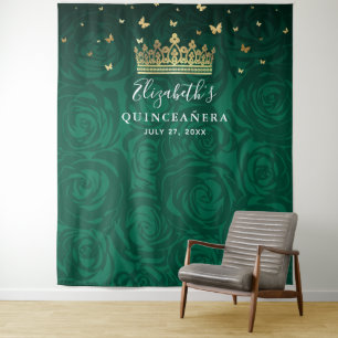 Tapete De Parede Elegante Rosa Dourado Verde Preto Foto de Aniversá