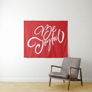 Tapete De Parede Elegante Seja Joyful Holiday Design