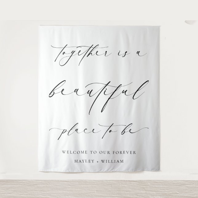 Tapete De Parede Ellesmere Juntos É Um Lugar Bastante Para Se Fazer (Frente)