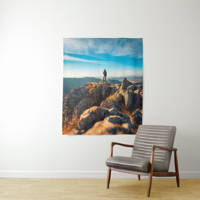 Tapete De Parede Em uma majestosa rocha de outono (In Situ)