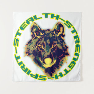 Tapete De Parede emblema de lobo