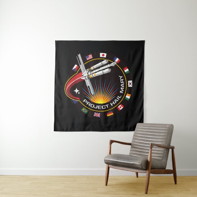 Tapete De Parede Emblema de Missão Espacial (In Situ)
