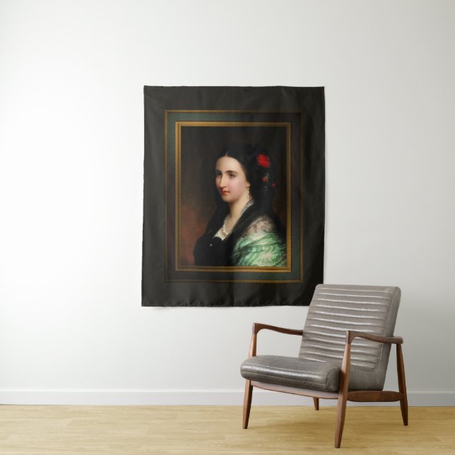 Tapete De Parede Empress Carlota do México por Hermann Winterhalter (In Situ)