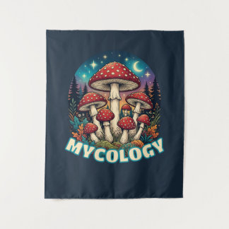 Tapete De Parede Enchanted Forest Mushroom Art