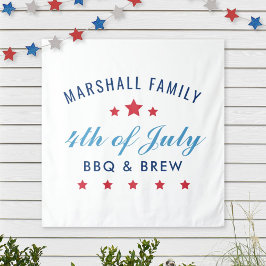 Tapete De Parede Encontro familiar personalizado de churrasco e cer