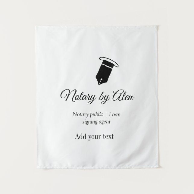 Tapete De Parede Endereço de adição do agente de assinatura de empr (Frente)