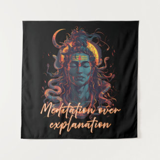 Tapete De Parede Energia Shiva, Poder Divino, Design de Manifestaçã