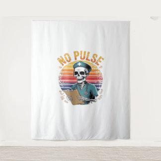 Tapete De Parede Enfermeira de esqueleto engraçado Sem Design de pu