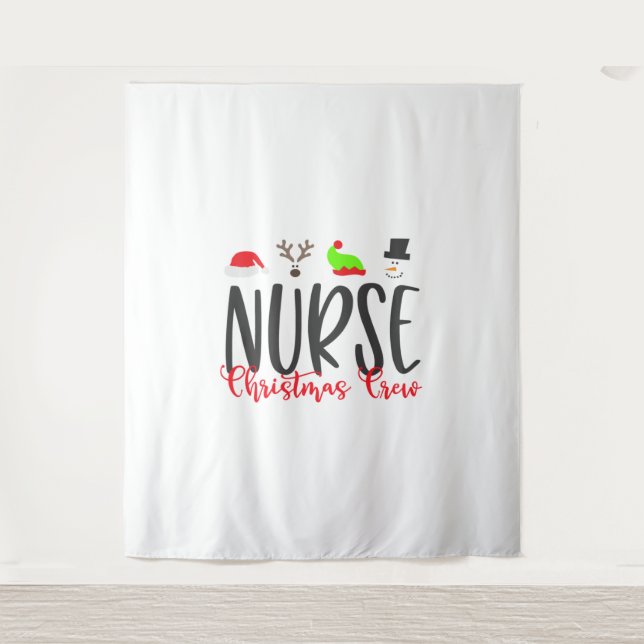 Tapete De Parede Enfermeira de Natal2 (Frente)