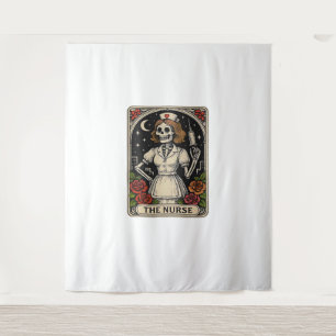 Tapete De Parede Enfermeira Enfermeira Enfermeira Esqueletão Tarot
