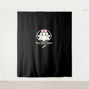 Tapete De Parede Enfermeira Fantasma da Tripulação Boo - Halloween 