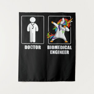 Tapete De Parede Engenheiro biomédico Unicorn Dabbing Funny Lovers