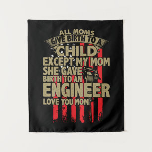 Tapete De Parede Engineer Art All Moms Give Birth To An Engineer
