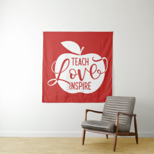 Tapete De Parede Ensine o amor inspiram