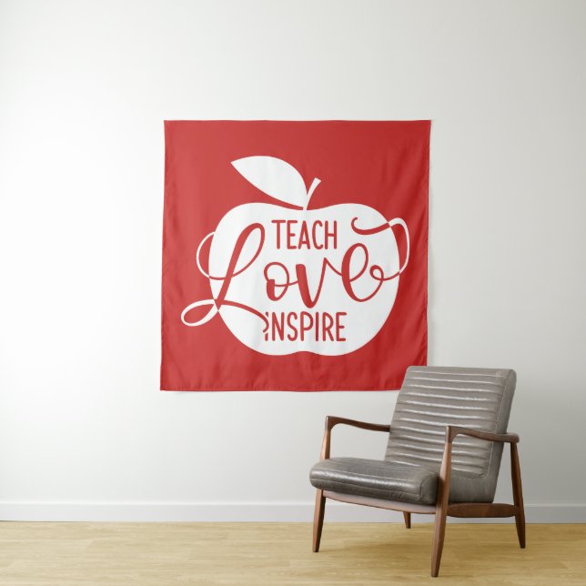 Tapete De Parede Ensine o amor inspiram (In Situ)