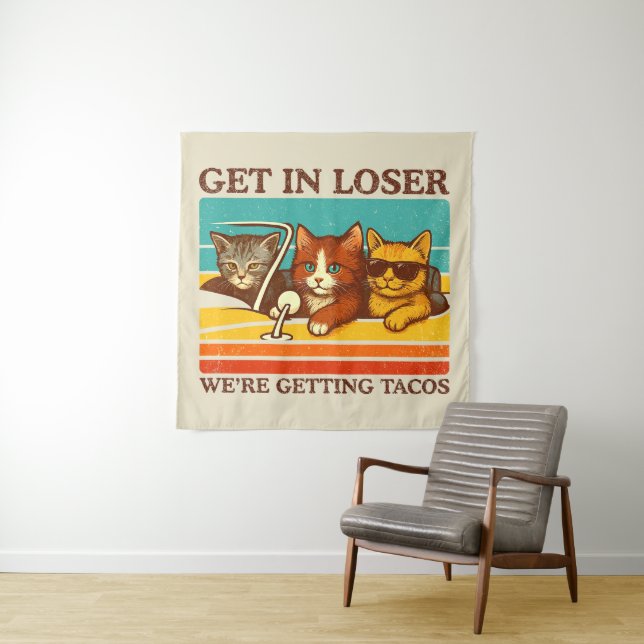 Tapete De Parede Entre, Perdedor, Estamos Pegando Tacos (In Situ)