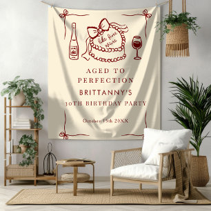 Tapete De Parede Envelhecido à Perfeição Como um Fino Vinho Festa d