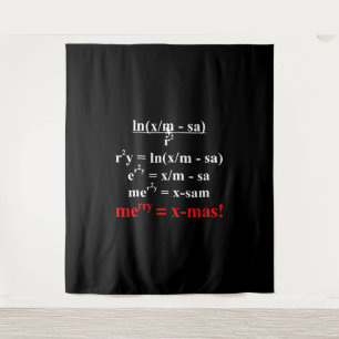 Tapete De Parede Equação de Matemática Feliz Natal