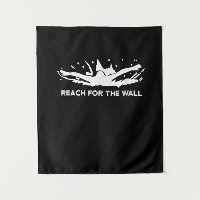 Tapete De Parede Equipe de Natação do esporte para nadadores engraç (Frente)